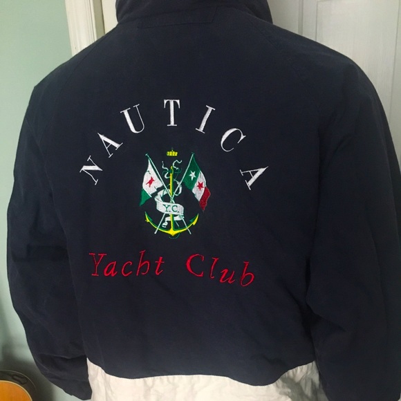 Vintage Nautica Yacht Club Reversible 